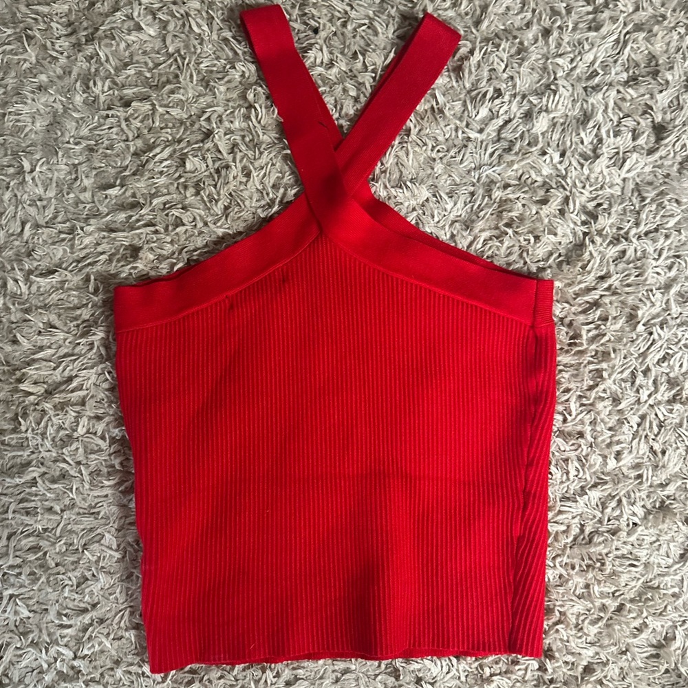 House of Harlow 1960 Red Cross-Strap Camisole
